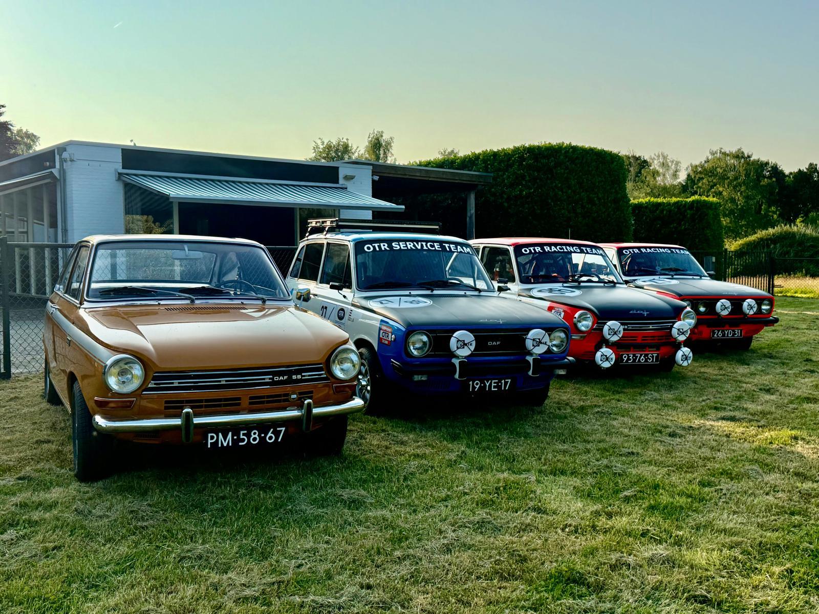 Vier DAFjes uit Geldrop trappen de Classic Rally Heeze af