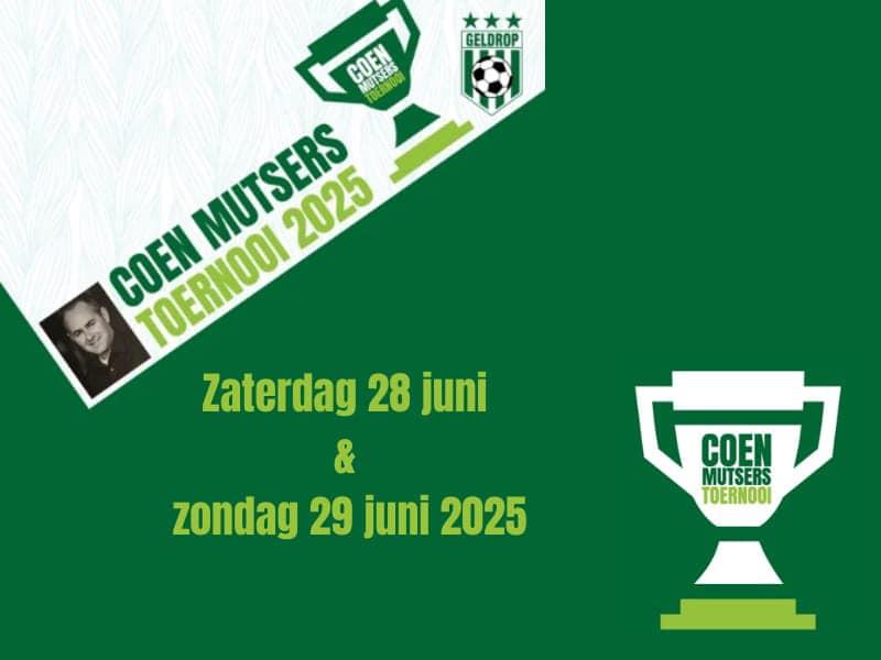 VV Geldrop organiseert Coen Mutsers Jeugdtoernooi ter nagedachtenis aan clubicoon