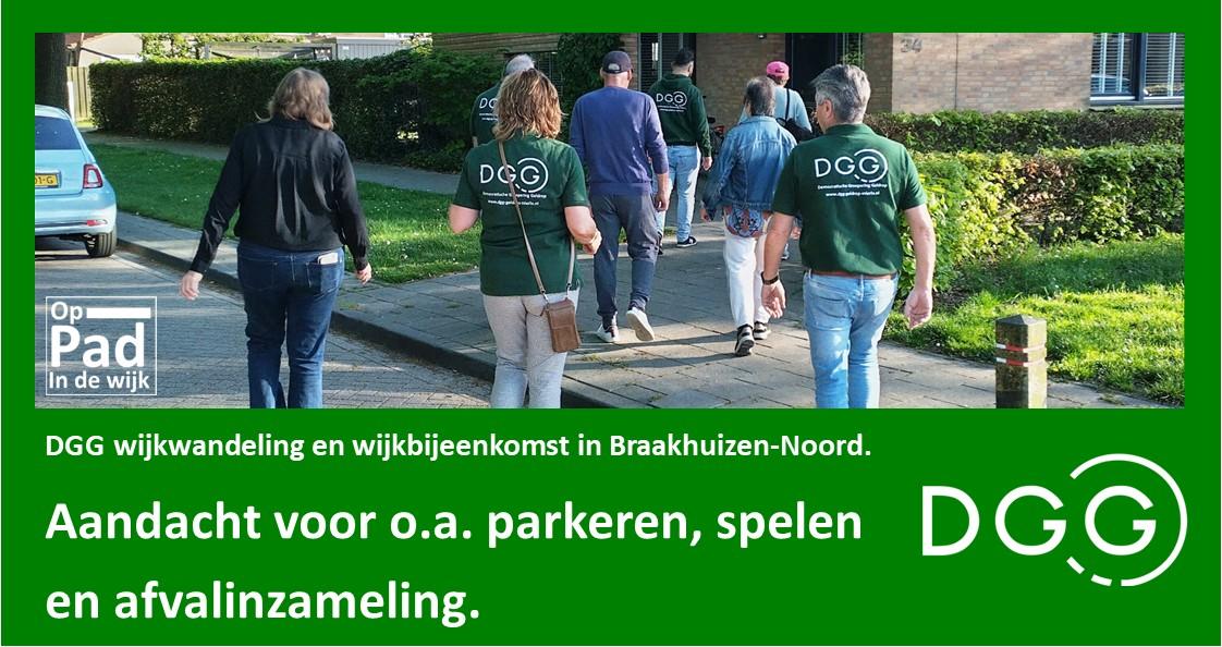 DGG in gesprek met bewoners Braakhuizen-Noord tijdens wijkwandeling en bijeenkomst